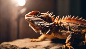bearded dragon sunbathing routine