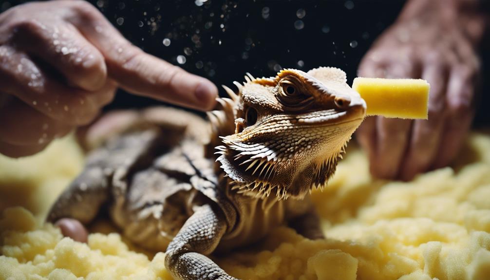 bearded dragon tank cleaning