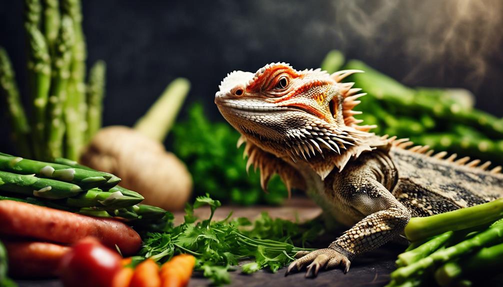 bearded dragons and asparagus