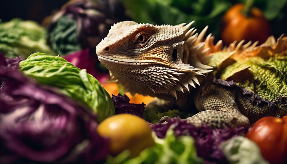bearded dragons and cabbage