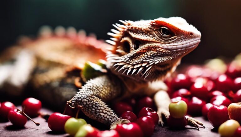 bearded dragons and cherries