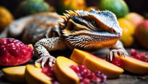 bearded dragons and mangoes