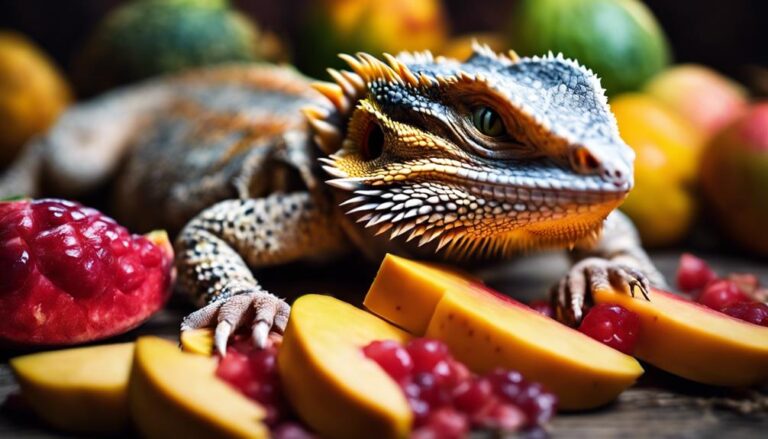 bearded dragons and mangoes