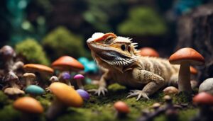 bearded dragons and mushrooms