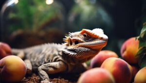 bearded dragons and peaches