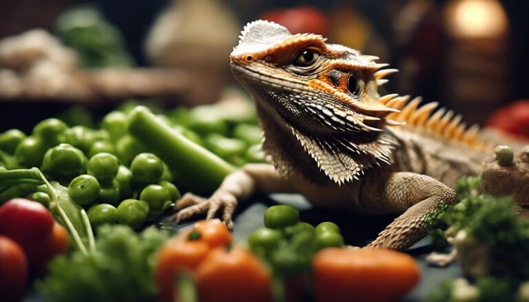 bearded dragons and peas