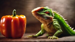 bearded dragons and peppers
