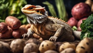 bearded dragons and potatoes