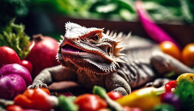 bearded dragons and radishes