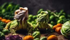 bearded dragons and vegetables