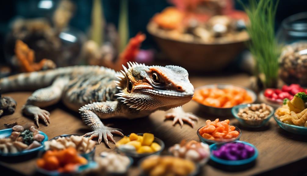 feeding bearded dragons fish