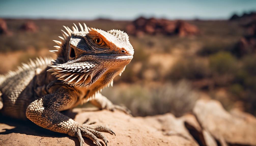wild bearded dragons habitat