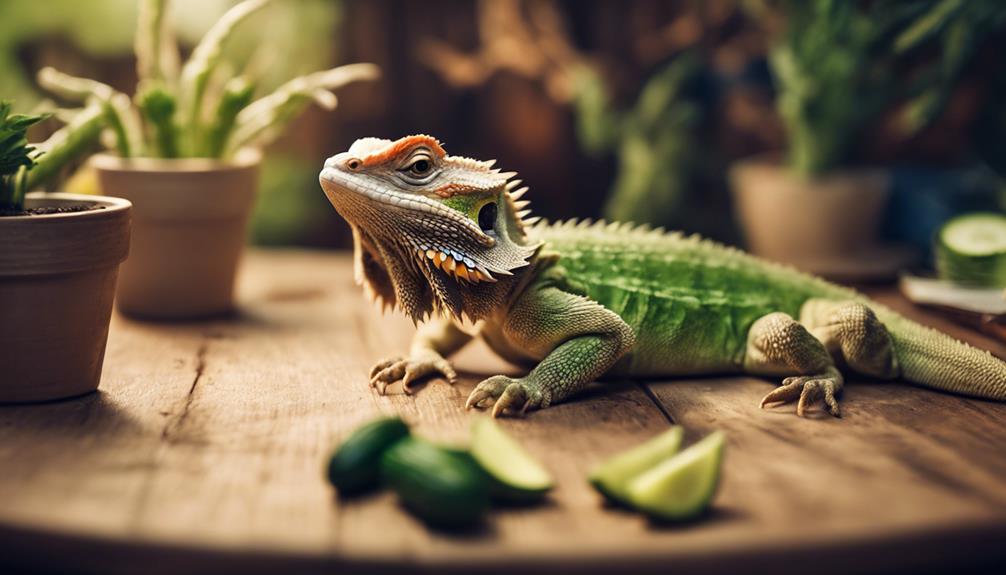 bearded dragons and cucumbers